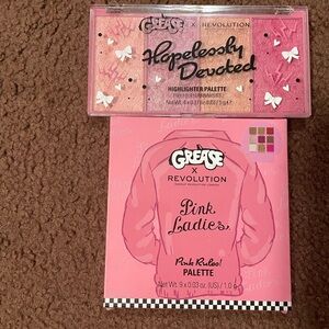 Revolution x Grease combo eyeshadow and highlighter palette